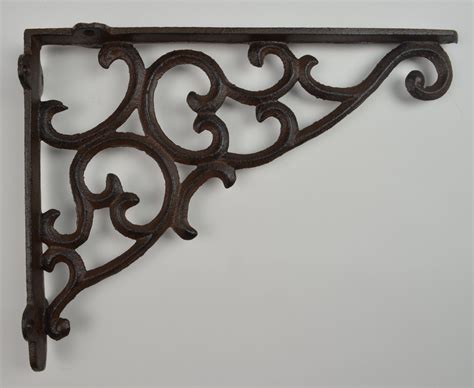 ornate flat metal bracket to hold wood|Amazon.com: Decorative Metal Brackets.